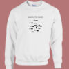 Born To Dive Scuba Diving 80s Sweatshirt