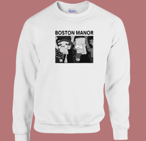 Boston Manor Simpsons Bart And Milhouse Sweatshirt