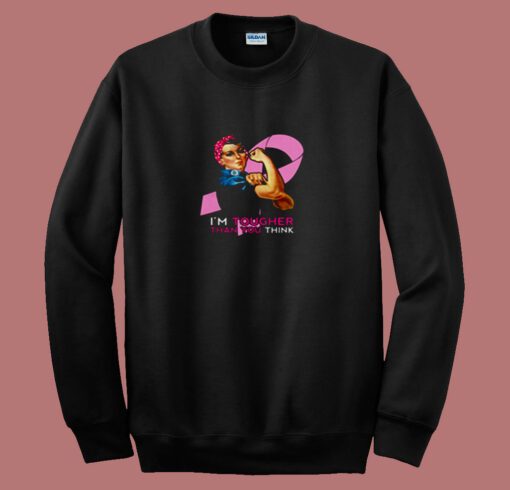 Breast Cancer Awareness 80s Sweatshirt