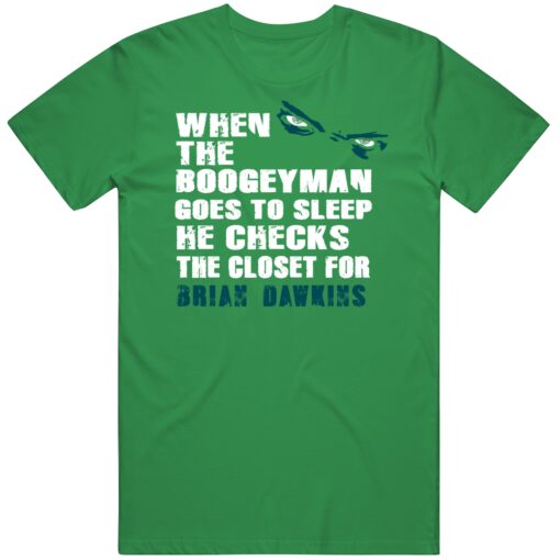 Brian Dawkins Boogeyman Philadelphia Football Fan T Shirt