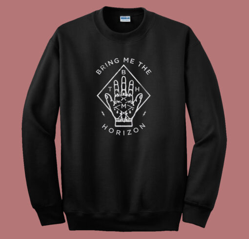 Bring Me The Horizon Diamond Hand 80s Sweatshirt