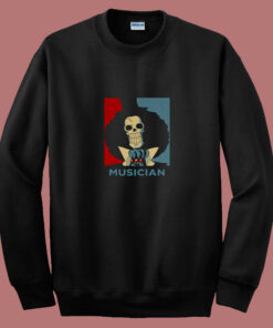 Brook Soul King Anime Musician 80s Sweatshirt 1
