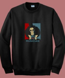 Brook Soul King Anime Musician 80s Sweatshirt 2