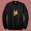 Buffy The Vampire Inspired Devil Skull Classic 80s Sweatshirt