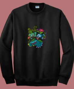 Bulbasaur Evolution Pokemon 80s Sweatshirt