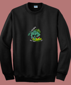 Bulkasaur Get That Grass Up Parody Gym 80s Sweatshirt 1