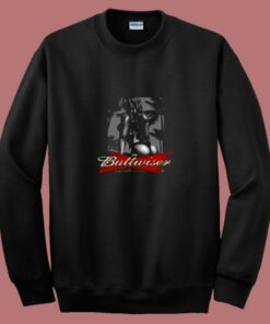 Buttwiser Babe Funny Parody 80s Sweatshirt 2