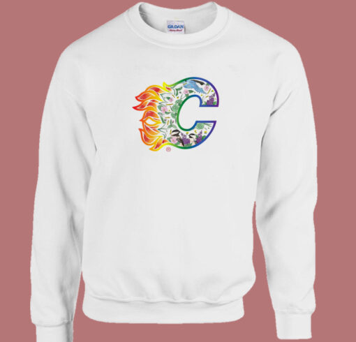 Calgary Flames Pride Night Sweatshirt