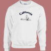 California Peanuts Surfing Sweatshirt