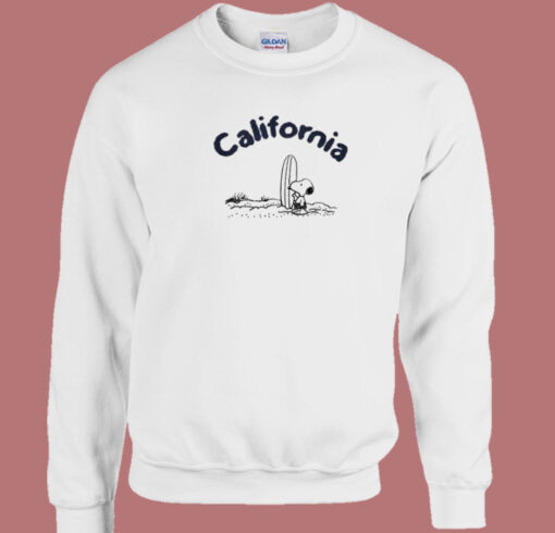 California Peanuts Surfing Sweatshirt