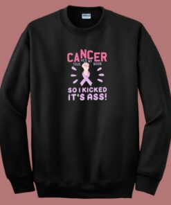 Cancer Hed My Boob 80s Sweatshirt 2