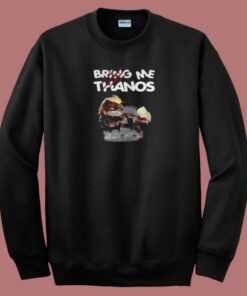 Captain Marvel Cat Bring Me Thanos 80s Sweatshirt 2