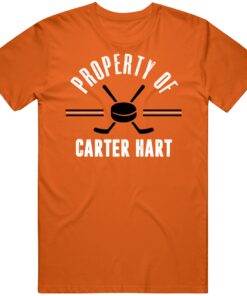 Carter Hart Property Of Philadelphia Hockey Fan T Shirt Carter Hart Property Of Philadelphia Hockey Fan T Shirt
