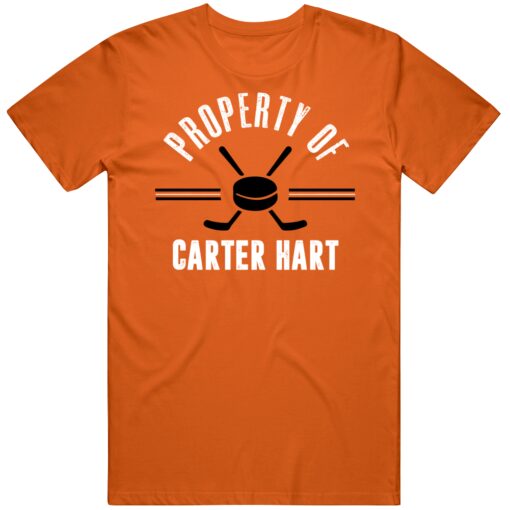 Carter Hart Property Of Philadelphia Hockey Fan T Shirt