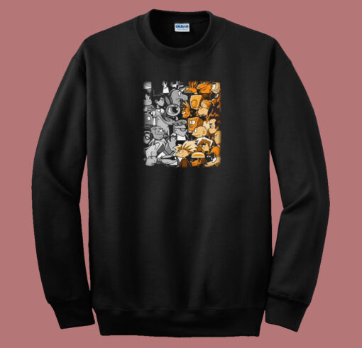 Cartoon Network Vs Nickelodeon 80s Sweatshirt