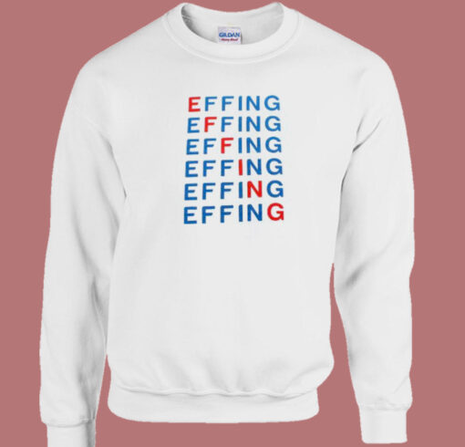 Casual Effing Crossword 80s Sweatshirt