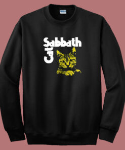 Cat Sabbath Funny 80s Sweatshirt