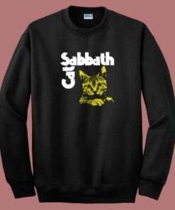 Cat Sabbath Funny 80s Sweatshirt