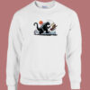 Catching Kaiju Godzilla 80s Sweatshirt