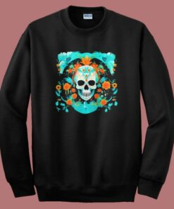 Catrina Skull Halloween Sweatshirt