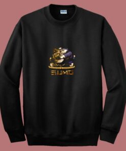 Cats Sumo Wrestling 80s Sweatshirt
