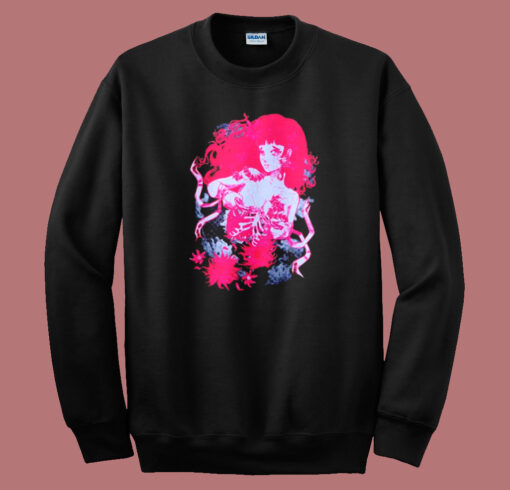 Centipede Girl Rib Sweatshirt