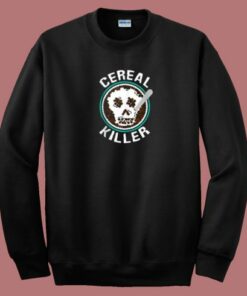 Cereal Killer Skull 80s Sweatshirt