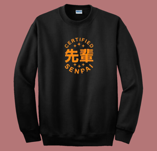 Certified Senpai Japanese 80s Sweatshirt