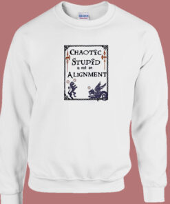 Chaotic Stupid Vintage 80s Sweatshirt 1