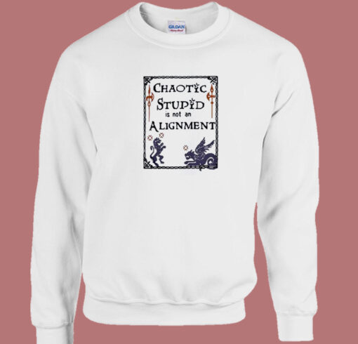 Chaotic Stupid Vintage 80s Sweatshirt