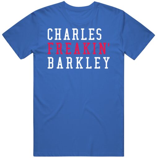 Charles Barkley Freakin Philadelphia Basketball Fan T Shirt