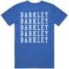 Charles Barkley X5 Philadelphia Basketball Fan T Shirt