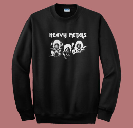 Chemistry Os Pb Ir Heavy Metals 80s Sweatshirt