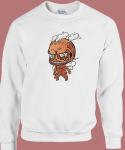 Chibi Colossal Titan Funny Sweatshirt 1