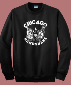 Chicago Handshake Graphic Sweatshirt