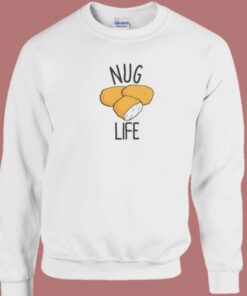 Chicken Nugget Nug Life 80s Sweatshirt 2