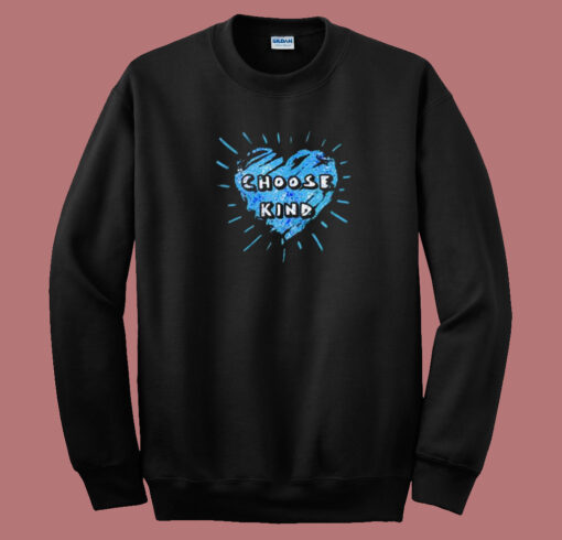 Choose Kind Heart 80s Sweatshirt