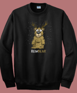 Christmas Day Rein Bear 80s Sweatshirt