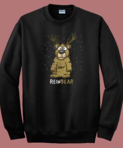 Christmas Day Rein Bear 80s Sweatshirt