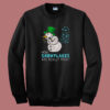 Christmas Day Snowflakes 80s Sweatshirt