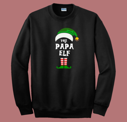 Christmas Day The Papa Elf 80s Sweatshirt