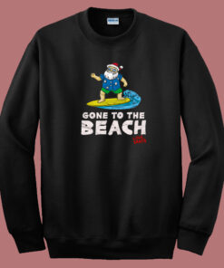 Christmas Gone To The Beach 80s Sweatshirt