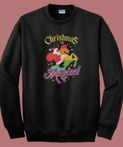 Christmas Is Magical Santa 80s Sweatshirt
