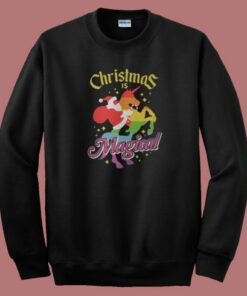 Christmas Is Magical Santa 80s Sweatshirt