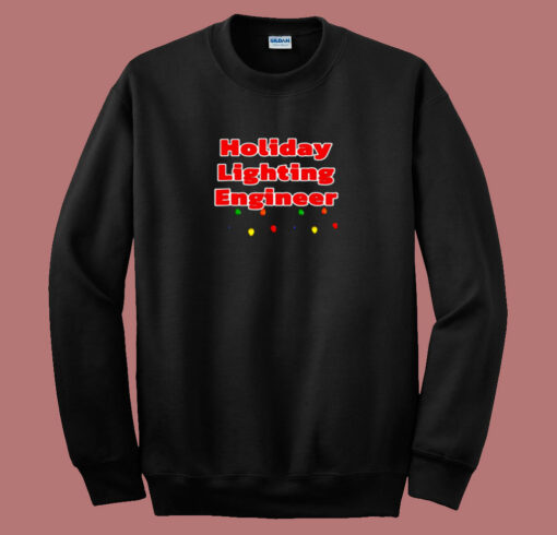 Christmas Lighting 80s Sweatshirt