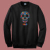 Coco Skull Pattern 80s Sweatshirt