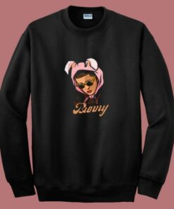 Cool Bad Bunny Hip Hop Rap 80s Sweatshirt
