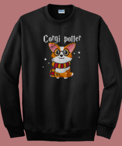 Corgi Potter 80s Sweatshirt Corgi Potter 80s Sweatshirt