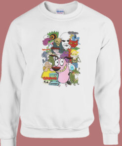 Courage The Cowardly Dog Characters Sweatshirt 1