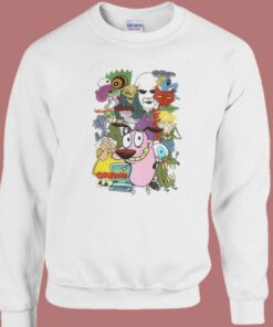 Courage The Cowardly Dog Characters Sweatshirt 1 Courage The Cowardly Dog Characters Sweatshirt 2